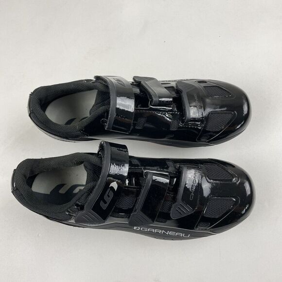 Louis Garneau HRS-80 Chrome Black Cycling Shoes Sz 5 US / EU 38 Ergo Air - Picture 3 of 8